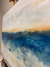 Load image into Gallery viewer, Indigo Sea 60 x 40