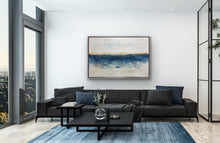 Load image into Gallery viewer, Indigo Sea 60 x 40