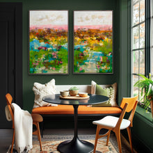Load image into Gallery viewer, On the Green Diptych (2) 30 x 48