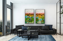 Load image into Gallery viewer, On the Green Diptych (2) 30 x 48