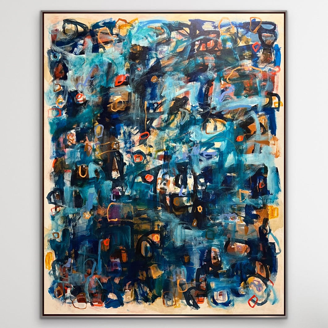 Blue Speaks to my Heart 60 x 48
