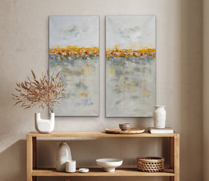 Sunshine Landscape - Diptych 2) 20 x 40