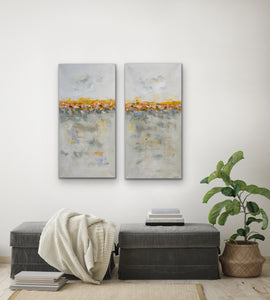 Sunshine Landscape - Diptych 2) 20 x 40