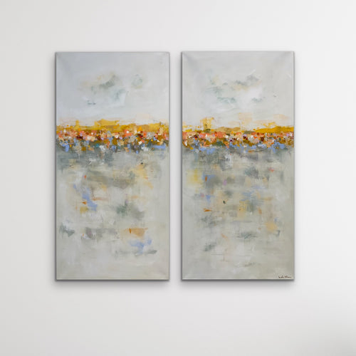 Sunshine Landscape - Diptych 2) 20 x 40