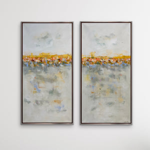 Sunshine Landscape - Diptych 2) 20 x 40