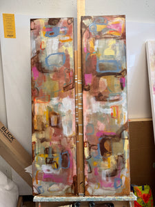 Callback -diptych 2) 12 x 48