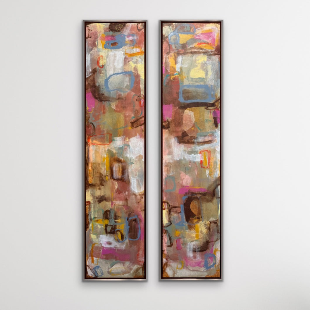 Callback -diptych 2) 12 x 48