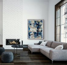 Load image into Gallery viewer, City Blue 48 x 60