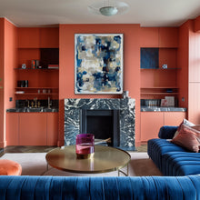 Load image into Gallery viewer, City Blue 48 x 60