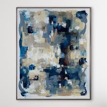 Load image into Gallery viewer, City Blue 48 x 60