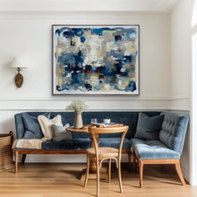 Load image into Gallery viewer, City Blue 48 x 60