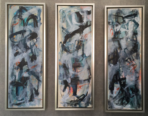 z Summer Dance Triptych (3) 8 x 24