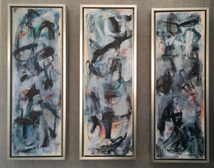 z Summer Dance Triptych (3) 8 x 24